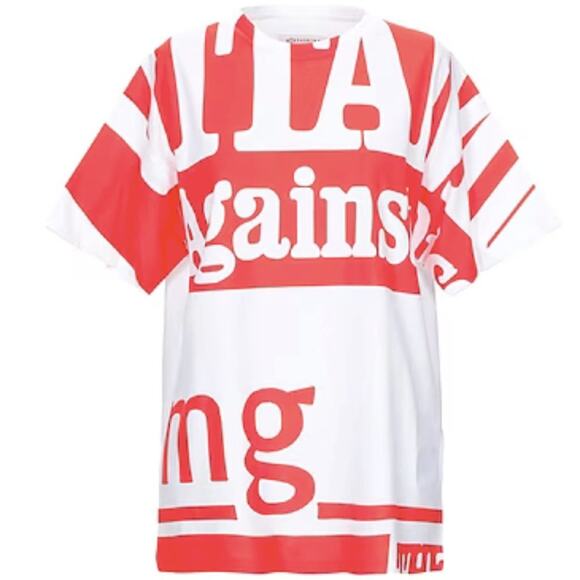 Maison Margiela Red and white crew neck Tee M - Picture 1 of 7